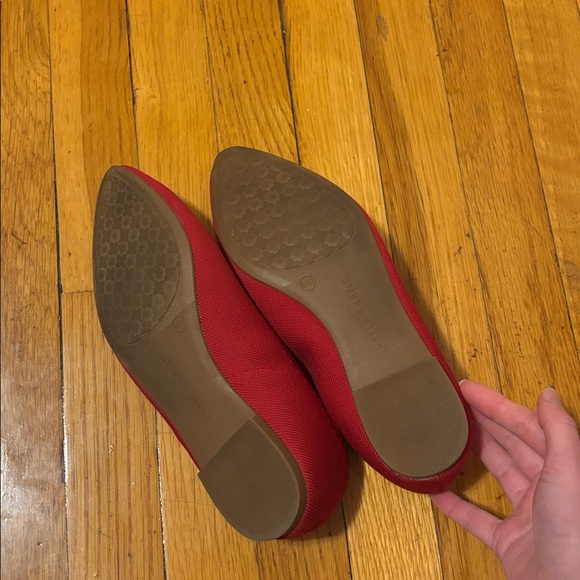 Kelly & Katie Red Women's Ballet Flats - Picture 4 of 4